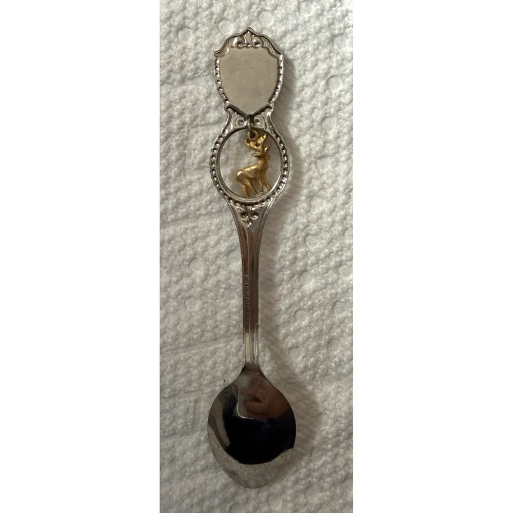 Vintage Souvenir‎ Spoon US Collectible Pikes Peak Colorado Dangle Charm